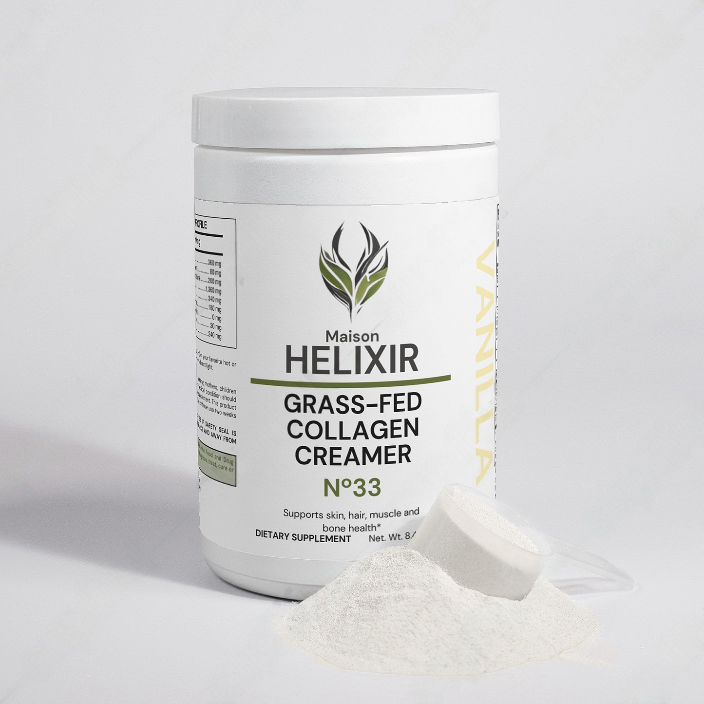 Grass-Fed Collagen Creamer (Vanilla)